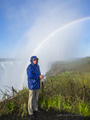 Bob at Victoria Falls