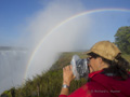 Chris at Victoria Falls