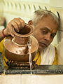 Man Vending Fresh Water in Old Delhi