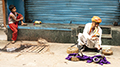 Snake Charmer in Old Delhi