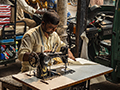 Tailor at Work on an Old Delhi Street