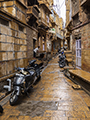 Rain-Soaked Jaisalmer Street