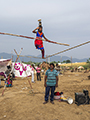 Acrobat at Pushkar Camel Fair