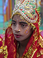 Woman Dressed at Saraswati at Pushkar Fair