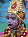 Woman Dressed at Saraswati at Pushkar Fair