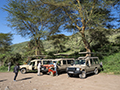 Eating a Field Breakfast in Ngorongoro Crater