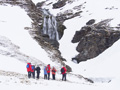 Waterfall at the Head of Shackleton Valley