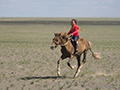 Young Girl, Naadam Festival, Gobi, Mongolia