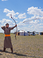 Young Archer, Naadam Festival, Gobi