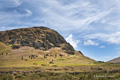 Stone Quarry on Easter Island (Ranu Raraku)