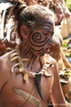 Rapa Nui Dancer During Tapati Festival (Easter Island)