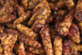 Sweet Potatoes in a Cusco Marketplace