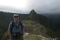 Mike at the Guard House, Machu Picchu