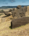 Moai at Ranu Raraku (Easter Island)