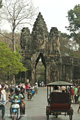 Gate in the Wall Around Angkor Thom,  Cambodia