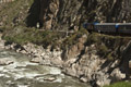 The Train to Machu Picchu Along the Urubamba River