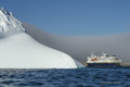 Iceberg and Ship in Baffin Bay