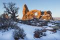 Turret Arch in Snow